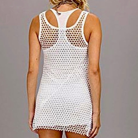 Vitamin A Womens Ray 2-in-1 Minidress Cover-up Mod Mesh - Picture 2 of 6